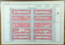 Vintage 1934 APOLLO THEATER HARLEM MANHATTAN Map NEW YORK CITY NY ~ Old Original picture