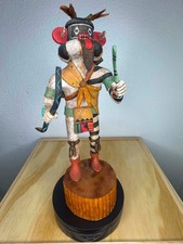 Hopi Kachina - Left Hand - by Master  Carver Mike CALNIMPTEWA picture