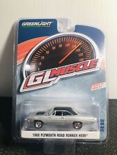 GREENLIGHT GL MUSCLE 1968 PLYMOUTH ROAD RUNNER 2 DR. HT. 1/64 RARE MODEL BNIB picture