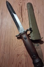 A.E.T. US-M4 M1 Carbine Bayonet & Scabbard Italian Mfg 1955 picture