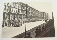 New York in the Forties Brownstones Vintage Postcard RPPC Dover 1984 Black & W. picture