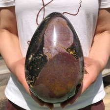 6.9LB Natural Ocean stone Quartz  Crystal egg Mineral specimen Healing picture