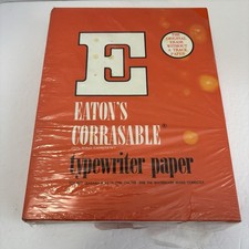 NEW Eatons Corrasable Bond Light Weight Typewriter Paper 8.5