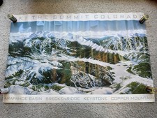 COLORADO SKI THE SUMMIT vintage poster Keystone Breckenridge Copper Mountain picture