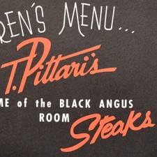 1950s T Pittari's Restaurant Menu 4200 So Claiborne Avenue New Orleans Louisiana picture