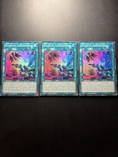 Yugioh Playset - 3x Seventh Ascension Super Rare - RA04-EN098 1st Edition - ENG picture