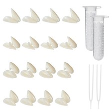 Vampire Teeth - Vampire Fangs for Cosplay Adult Fake Fangs, 4 Size 16 Pairs picture