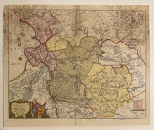 Circa 1680 Hand-Colored Map of Overijssel, Netherlands — Nicolaas ten Have picture