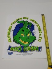 Vtg 2000 T-Shirt Heat Transfer Dr. Seuss How The Grinch Stole Christmas Mean One picture