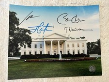Last 4 Democratic Presidents 8 x 10 Signed Picture picture