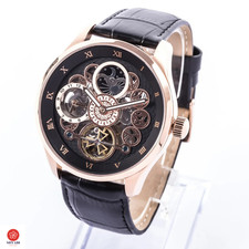 Bloodborne SuperGroupies Mechanical Automatic GMT Sun Moon Leather Watch NEW picture