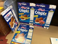 Vintage Kellogg's Crispix Cereal Box Bundle 2 picture