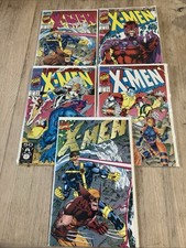 X-Men #1 Cover A B C D & E Connecting Cover Jim Lee Set of 5 Marvel 1991 Bundle picture