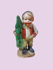Vintage ceramic Calendar boy figurine - December picture