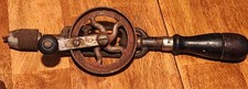 Antique Millers Falls No. 5 Hand Drill S-Spoke Wheel VTG Eggbeater Decor Tool  picture
