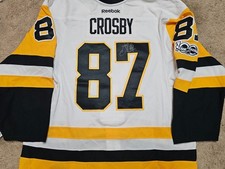 SIDNEY CROSBY 16'17 Playoffs Signed Penguins Locker Room Authentic Jersey 56 picture