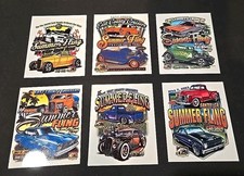 EAST COUNTY CRUISERS SUMMER FLING CAR SHOW DASH PLAQUE lot of 6 (2013-2023) picture