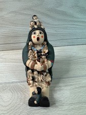 Vintage - Southwest Navajo - Native American Storyteller - Painted Figure - 6” picture