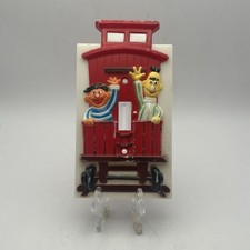 Vintage 1984 Bert and Ernie Muppets Light Cover 332S Dolly Toy Co Preowned picture