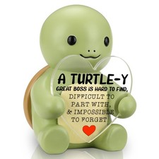 Boss Appreciation Gift Turtle Figurine, Thank You Present for Leader Mentor, ... picture