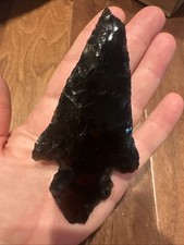 Beautiful Obsidian Blade Arrowhead Point  picture