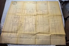 Original 1963 Downtown Concord, NC Survey Map Belk’s Depart Store & Surrounding  picture