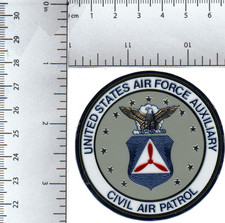 CIVIL AIR PATROL DECAL - USAF AUXILIARY - CAP  SEAL + Metalic Decal picture