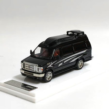 E350 Black Luxury Executive Van 1:64 Diecast Model - RV Collectible Car picture