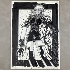 GAHO-SHOP Hellsing Seras Victoria Limited Duplicate Manga Manuscript Page Japan picture