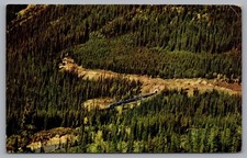 The Canadian Trans Canada Luxury Train Entering The Lower Postcard TS-325 picture