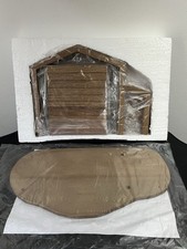 🟢 M.J. Hummel Goebel Wooden Nativity Stable Creche ~ New In Original Packaging picture