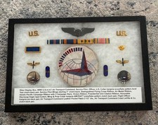 Original WWII USAAF Air Transport Command Service Pilot Insignia Grouping, Riker picture