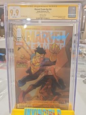 2025 Facsimile Marvel Team Up #14 Invincible/spiderman Cgc 9.9 Signed By Ottley picture