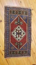 Beautiful Vintage 1950-1960's Natural Dye Wool Pile Tribal Area Rug 1'8'' x 3'1' picture