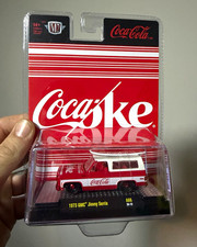 M2 1973 GMC Jimmy Sierra Coca-Cola Diecast Car Red/White CHASE picture