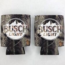 2 Busch Light Beer Can Cooler Coozie Koozie CAMO Gift QTY 2 picture