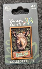 New Busch Gardens Rhinoceros Collectible Pin picture