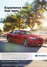2017 Subaru Impreza Original Advertisement Print Art Car Ad D81 picture