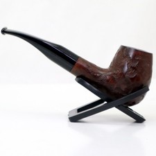 Handmade German Briar Wood Tobacco Smoking Pipe | Rusticated Brown | 6288 picture