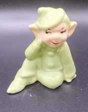 Vintage green Elf/Gnome/Pixie Figurine Ceramic picture