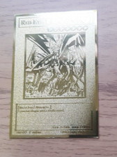 YuGiOh - Red Eyes Black Dragon - Golden Metal Card picture