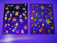 Vintage Lisa Frank Space Cartoon 2 VariationS122 picture