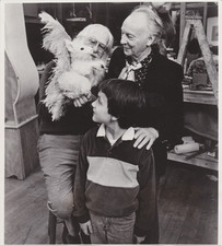 1981 Press Photo Puppeteer Kermit Love, Christopher Byars, George Balanchine picture