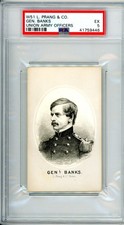 w50 w51 Prang & Co 1860's Prominent Characters / Union Officers Banks PSA 5 picture
