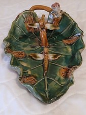 VTG Lg Pottery Dragonfly Ashtray  picture