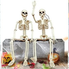 Halloween Human Skeleton Oversized Poseable Size Life Decoration Party Prop 40 picture