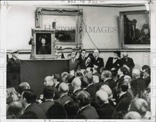 1966 Press Photo Rembrandt's portrait of Titus auctioned at Christie's picture