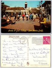 1966 Ports O' Call Village San Pedro California Tourists Posted Old Postcard Q9 picture