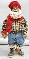 Vintage Possible Dreams Clothtique Santa Claus Christmas Lumberjack Logger 2000 picture