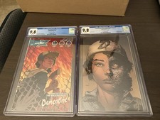 Two Skybound CGC 9.8 Yoshitani 1st Clementine Walking Dead Variant And Day 1 picture